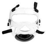 Maxbell Taekwondo Mask Face Protector Kickboxing Cap Outdoor Sports Transparent L