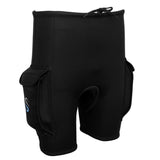 Maxbell 3mm Neoprene Wetsuit Shorts Scuba Diving Surfing Short Pants with Pocket L