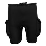 Maxbell 3mm Neoprene Wetsuit Shorts Scuba Diving Surfing Short Pants with Pocket L