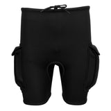 Maxbell 3mm Neoprene Wetsuit Shorts Scuba Diving Surfing Short Pants with Pocket L