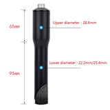 Maxbell Bicycle Fork Stem Extender Bike Handlebar Riser Hanging Core Black 25.4mm