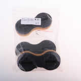 Maxbell 3pcs Plastic Fusion Fins Plug Surfboard Tri Fins Base Black 2x5+1x0deg
