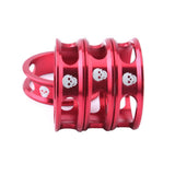 Maxbell 4 Pieces Bike Bicycle Headset Spacer 28.6mm Front Fork Stem Washer Red