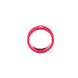 Maxbell 4 Pieces Bike Bicycle Headset Spacer 28.6mm Front Fork Stem Washer Red