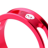 Maxbell 4 Pieces Bike Bicycle Headset Spacer 28.6mm Front Fork Stem Washer Red