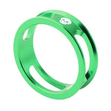 Maxbell 4 Pieces Bike Bicycle Headset Spacer 28.6mm Front Fork Stem Washer Green