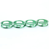 Maxbell 4 Pieces Bike Bicycle Headset Spacer 28.6mm Front Fork Stem Washer Green