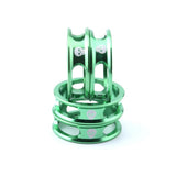 Maxbell 4 Pieces Bike Bicycle Headset Spacer 28.6mm Front Fork Stem Washer Green