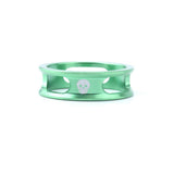 Maxbell 4 Pieces Bike Bicycle Headset Spacer 28.6mm Front Fork Stem Washer Green