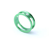 Maxbell 4 Pieces Bike Bicycle Headset Spacer 28.6mm Front Fork Stem Washer Green