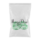 Maxbell 4 Pieces Bike Bicycle Headset Spacer 28.6mm Front Fork Stem Washer Green