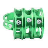 Maxbell 4 Pieces Bike Bicycle Headset Spacer 28.6mm Front Fork Stem Washer Green