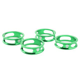 Maxbell 4 Pieces Bike Bicycle Headset Spacer 28.6mm Front Fork Stem Washer Green