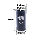 Maxbell Bicycle Seatpost Sleeve Shim Bike Seat Post Tube Adapter 27.2mm to 28.6mm