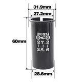 Maxbell Bicycle Seatpost Sleeve Shim Bike Seat Post Tube Adapter 27.2mm to 28.6mm