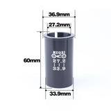 Maxbell Bicycle Seatpost Sleeve Shim Bike Seat Post Tube Adapter 27.2mm to 33.9mm