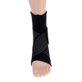 Maxbell Elastic Ankle Support Brace Ankle Guard Sports Bandage Black-L