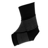 Maxbell Elastic Ankle Support Brace Ankle Guard Sports Bandage Black-XL