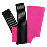 Maxbell Elastic Ankle Support Brace Ankle Guard Sports Bandage Rose Red-S
