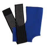 Maxbell Elastic Ankle Support Brace Ankle Guard Sports Bandage Blue-S