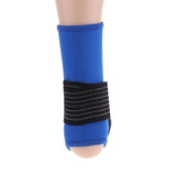Maxbell Elastic Ankle Support Brace Ankle Guard Sports Bandage Blue-M