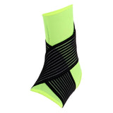 Maxbell Elastic Ankle Support Brace Ankle Guard Sports Bandage Fluorescent Green-S