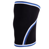 Maxbell Unisex 7mm Neoprene Knee Sleeves Powerlifting Weightlifting Fitness XL Blue