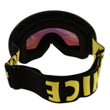 Maxbell Snowboard Snowmobile Pro Ski Snow Goggles Anti Fog UV Double-Lens Black