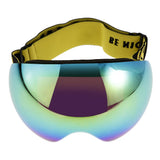 Maxbell Snowboard Snowmobile Pro Ski Snow Goggles Anti Fog UV Double-Lens Black