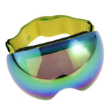 Maxbell Snowboard Snowmobile Pro Ski Snow Goggles Anti Fog UV Double-Lens Red