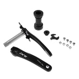 Maxbell Mountain Bike Crank Arm Set with Bottom Bracket and Chainring Bolts Black
