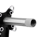Maxbell Mountain Bike Crank Arm Set with Bottom Bracket and Chainring Bolts Black