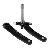 Maxbell Mountain Bike Crank Arm Set with Bottom Bracket and Chainring Bolts Black