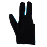 Maxbell Unisex Snooker Billiard Glove Pool Cue Sticks Open Three Finger Glove Blue