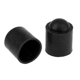 Maxbell 10pcs Rubber Pool Cue Tip Head Protector Cover for Billiard Snooker Black