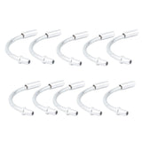 Maxbell Bike Bicycle V Brake Cable Noodle Brakes Pipe Hose Guide Silvery 110 Degree