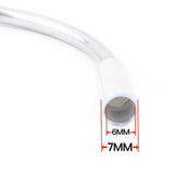 Maxbell Bike Bicycle V Brake Cable Noodle Brakes Pipe Hose Guide Silvery 110 Degree