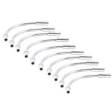 Maxbell Bike Bicycle V Brake Cable Noodle Brakes Pipe Hose Guide Silvery 110 Degree