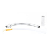 Maxbell Bike Bicycle V Brake Cable Noodle Brakes Pipe Hose Guide Silvery 110 Degree