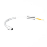 Maxbell Bike Bicycle V Brake Cable Noodle Brakes Pipe Hose Guide Silvery 110 Degree