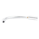 Maxbell Bike Bicycle V Brake Cable Noodle Brakes Pipe Hose Guide Silvery 90 Degree
