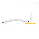 Maxbell Bike Bicycle V Brake Cable Noodle Brakes Pipe Hose Guide Silvery 90 Degree