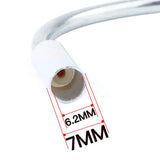 Maxbell Bike Bicycle V Brake Cable Noodle Brakes Pipe Hose Guide Silvery 90 Degree