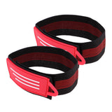 Maxbell 1 Pair Bicycle Ankle Leg Strap Cycling Bike Pants Band Leg Clip Strap  Red