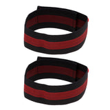 Maxbell 1 Pair Bicycle Ankle Leg Strap Cycling Bike Pants Band Leg Clip Strap  Red