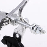 Maxbell Bike Side Pull Brake Long Arms Clamp Bike Lever Cable Housing Front Silver