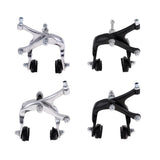 Maxbell Bike Side Pull Brake Long Arms Clamp Bike Lever Cable Housing Front Silver