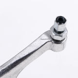 Maxbell Bike Side Pull Brake Long Arms Clamp Bike Lever Cable Housing Rear Silver