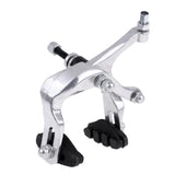 Maxbell Bike Side Pull Brake Long Arms Clamp Bike Lever Cable Housing Rear Silver