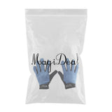 Maxbell Anti-slip MTB Cycling Gloves Touch Screen Sport Long Finger Glove Sky Blue